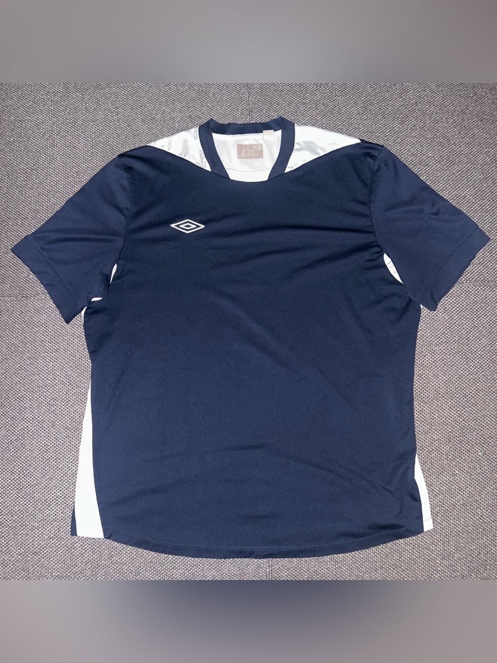 Umbro Navy and White Men’s Athletic Jersey